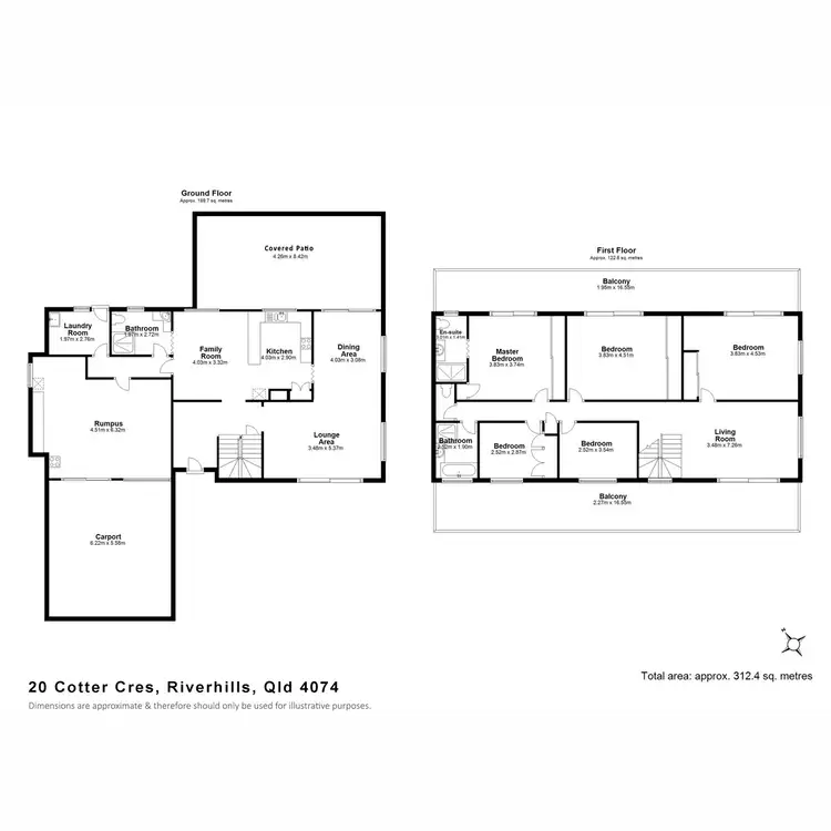 Floorplan of Homely house listing, 20 Cotter Crescent, Riverhills QLD 4074