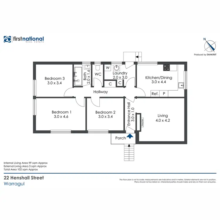 Floorplan of Homely house listing, 22 Henshall Street, Warragul VIC 3820