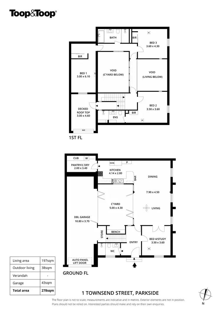 Floorplan of Homely house listing, 1 Townsend Street, Parkside SA 5063