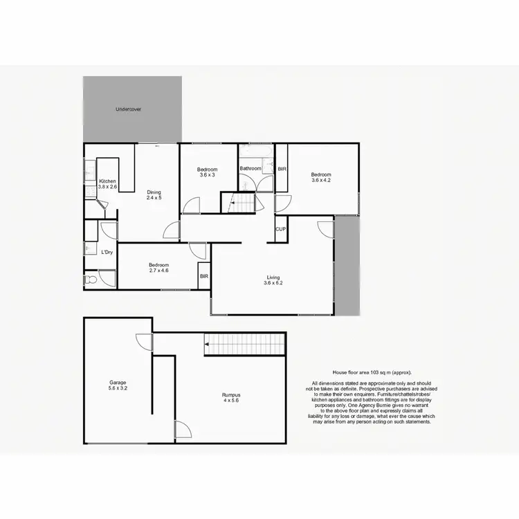 Floorplan of Homely house listing, 14 Myrtle Crescent, Emu Heights TAS 7320