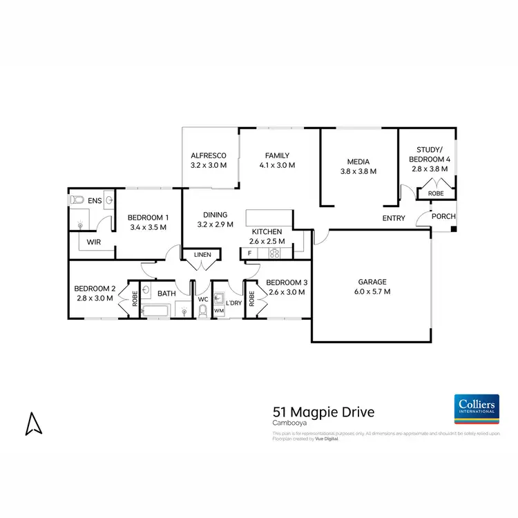 Floorplan of Homely house listing, 51 Magpie Drive, Cambooya QLD 4358