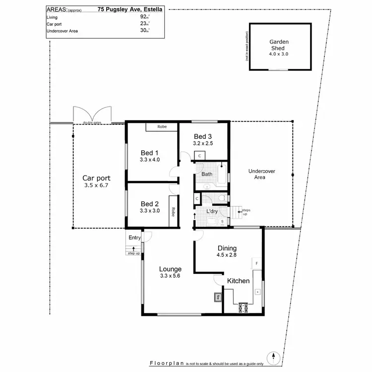 Floorplan of Homely house listing, 75 Pugsley Avenue, Estella NSW 2650