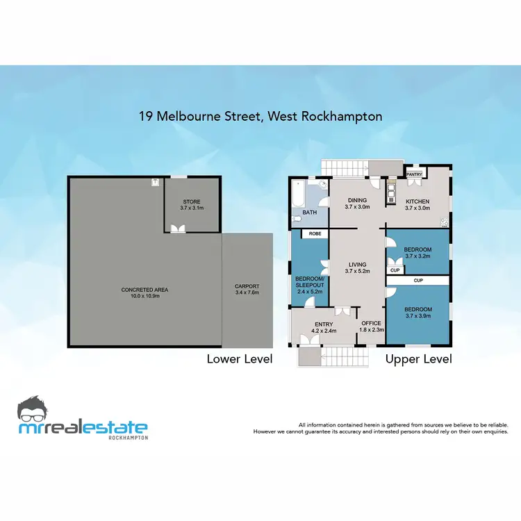 Floorplan of Homely house listing, 19 Melbourne Street, West Rockhampton QLD 4700