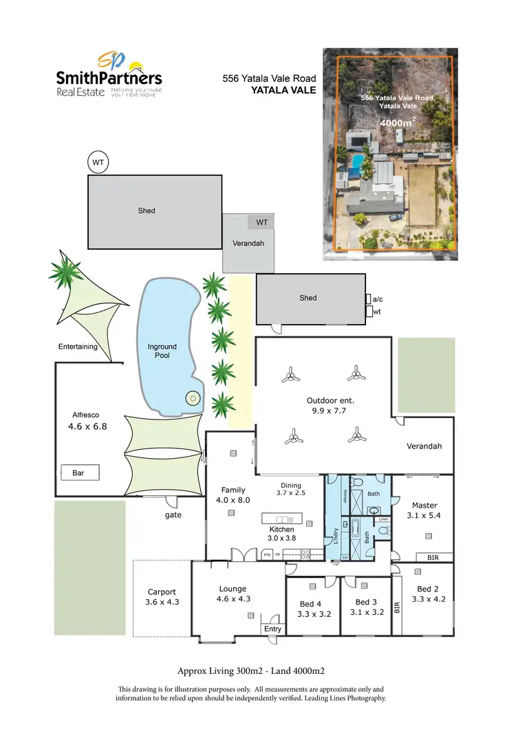 Floorplan of Homely house listing, 556 Yatala Vale Road, Yatala Vale SA 5126