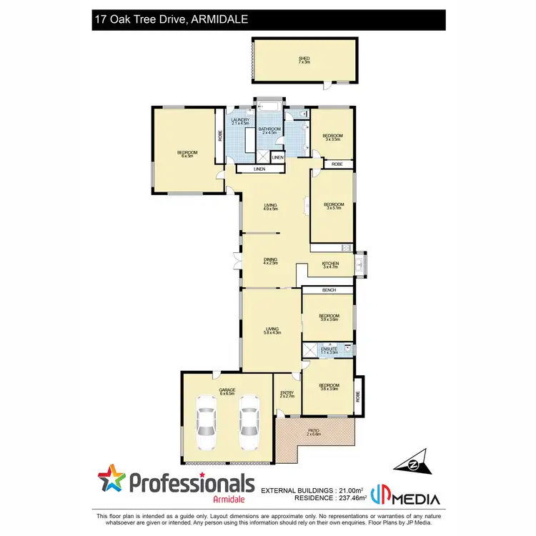 Floorplan of Homely house listing, 17 Oak Tree Drive, Armidale NSW 2350