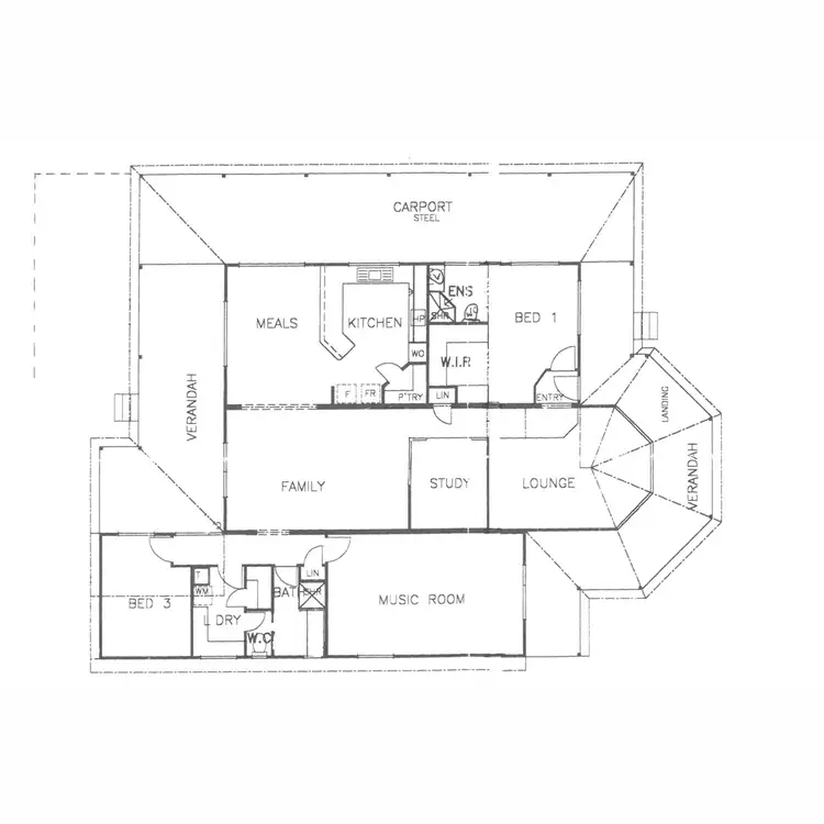 Floorplan of Homely rural property listing, LOT 1, 35 McLean Road, Chadwick WA 6450
