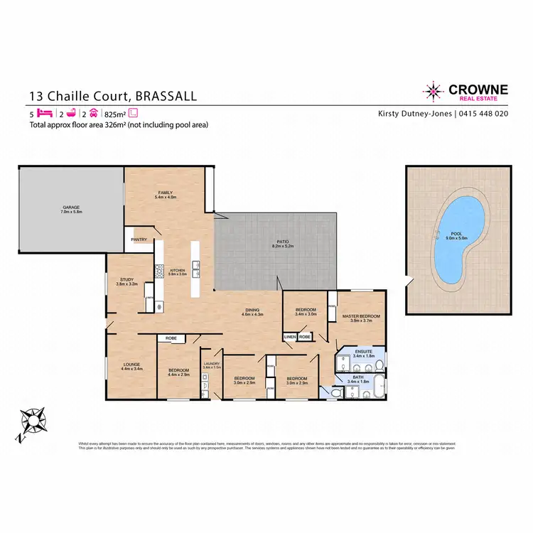 Floorplan of Homely house listing, 13 Chaille Court, Brassall QLD 4305