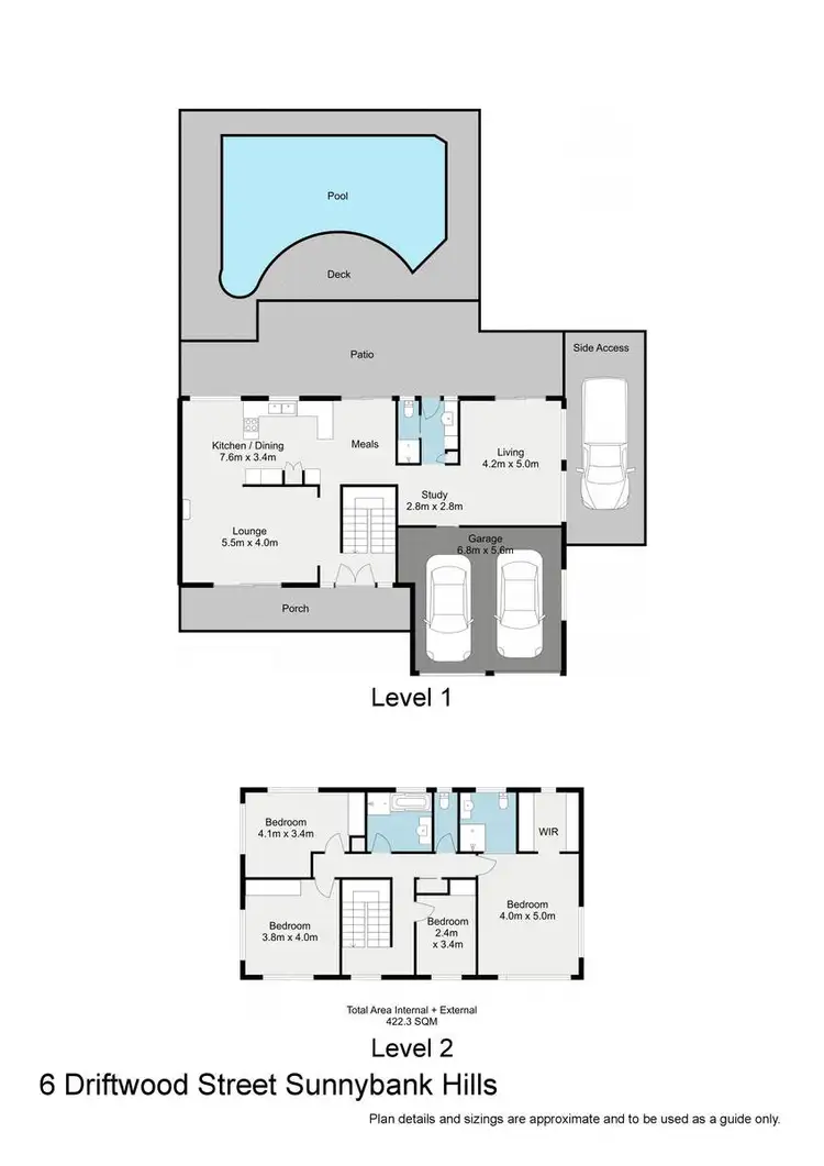 Floorplan of Homely house listing, 6 Driftwood Street, Sunnybank Hills QLD 4109