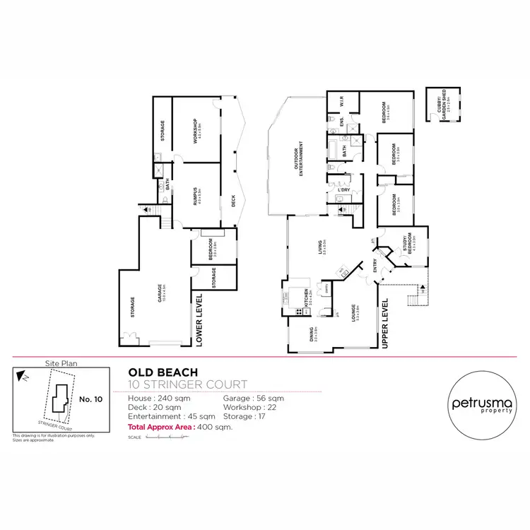 Floorplan of Homely house listing, 10 Stringer Court, Old Beach TAS 7017