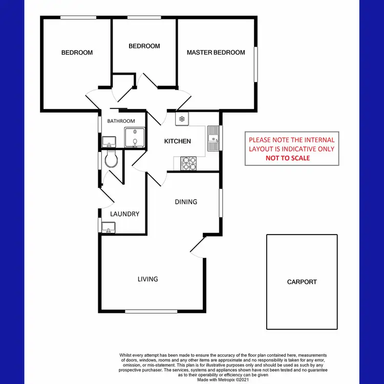 Floorplan of Homely house listing, 80 Hayden Way, Langford WA 6147