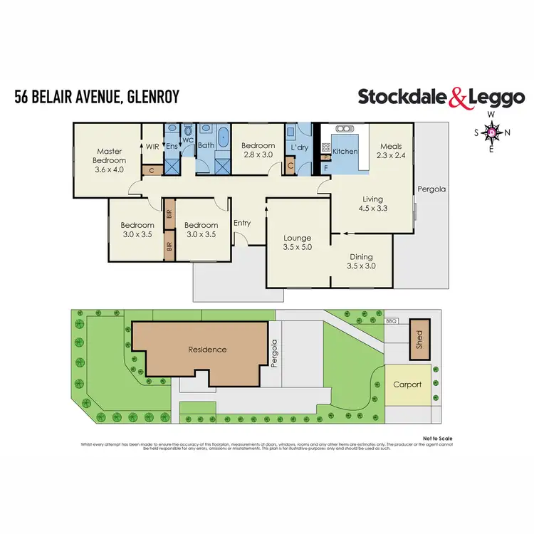 Floorplan of Homely house listing, 56 Belair Avenue, Glenroy VIC 3046