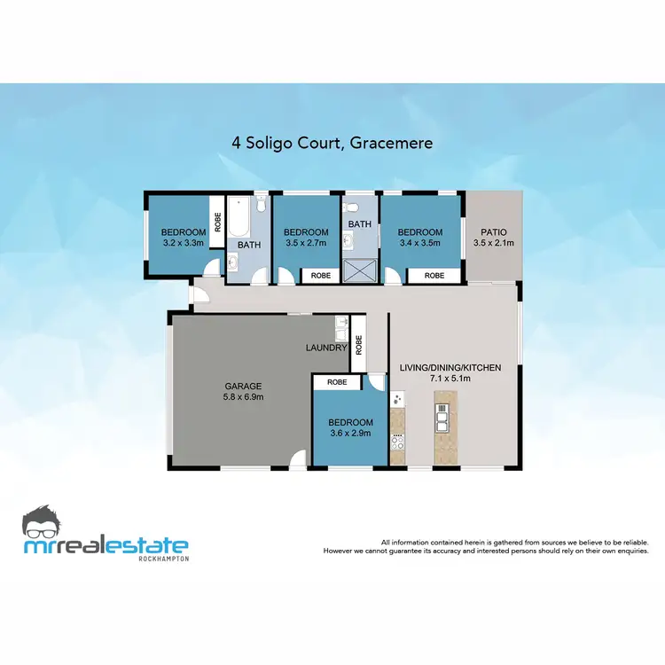 Floorplan of Homely house listing, 4 Soligo Court, Gracemere QLD 4702