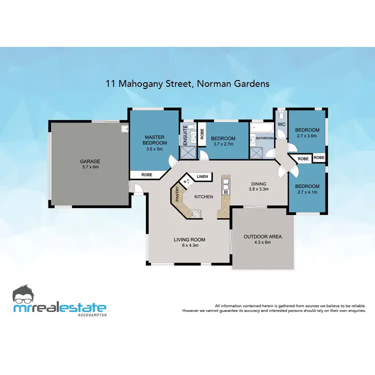 Floorplan of Homely house listing, 11 Mahogany Street, Norman Gardens QLD 4701