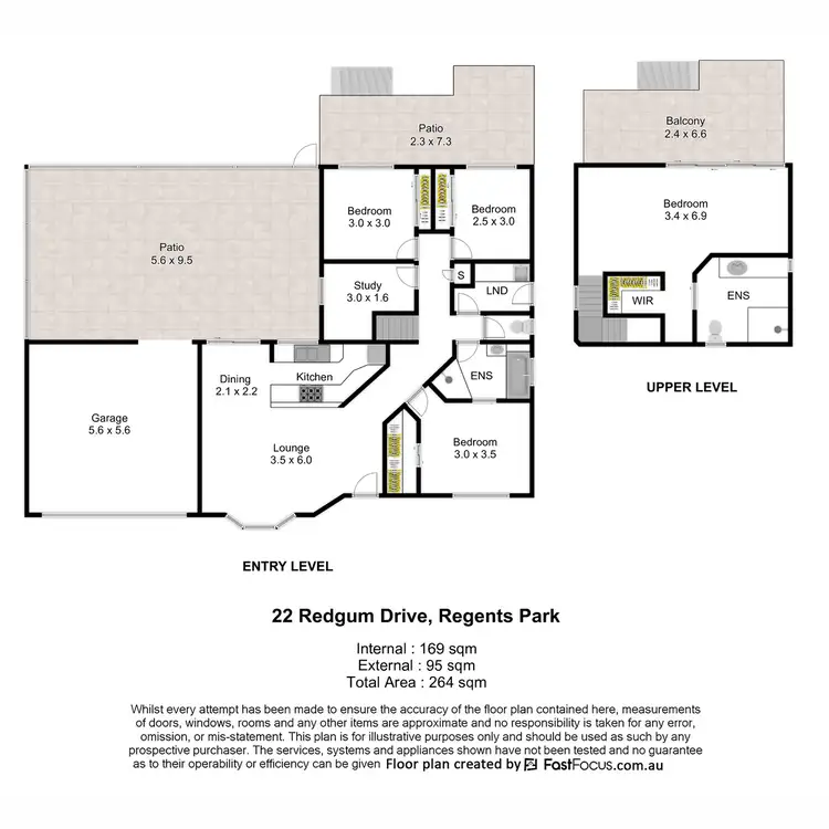 Floorplan of Homely house listing, 22 Redgum Drive, Regents Park QLD 4118