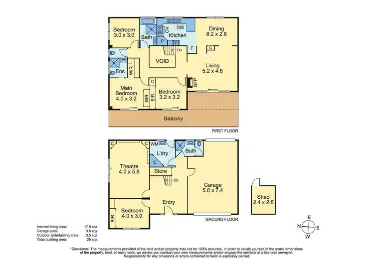 Floorplan of Homely house listing, 7 Kim Close, Frankston South VIC 3199