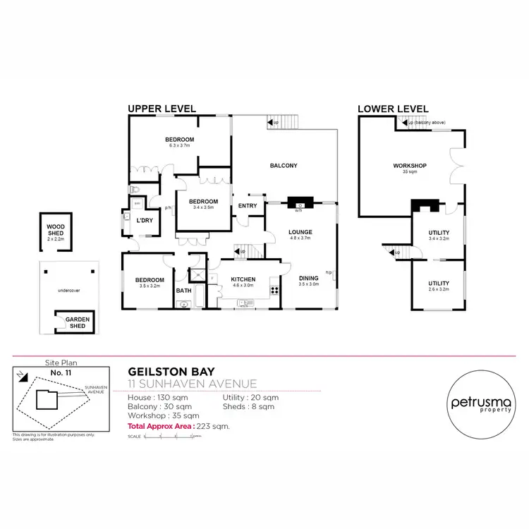 Floorplan of Homely house listing, 11 Sunhaven Avenue, Geilston Bay TAS 7015