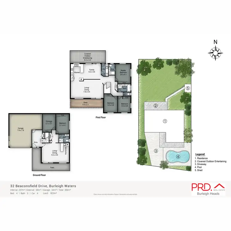 Floorplan of Homely house listing, 32 Beaconsfield Drive, Burleigh Waters QLD 4220