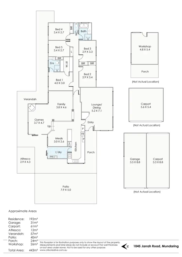 Floorplan of Homely house listing, 1045 Jarrah Road, Mundaring WA 6073