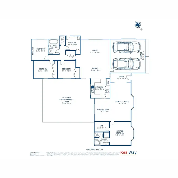 Floorplan of Homely house listing, 24 Stewart Street, Withcott QLD 4352