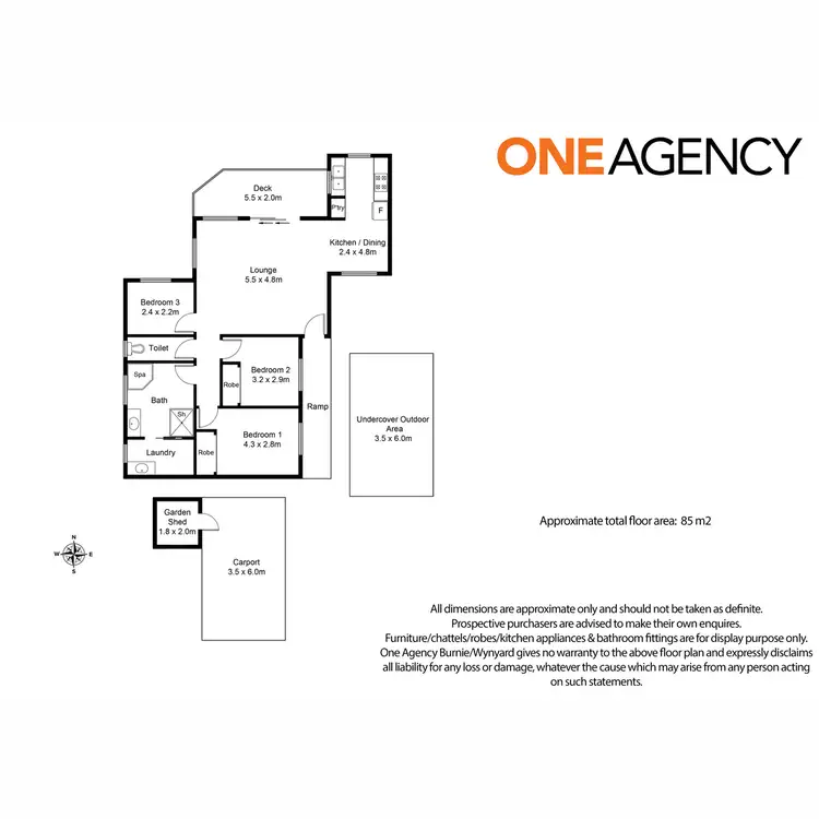 Floorplan of Homely house listing, 243 Bass Highway, Cooee TAS 7320