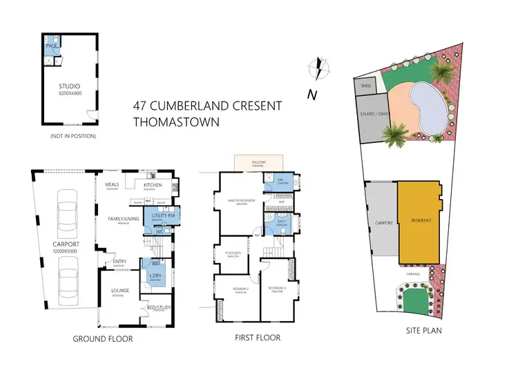 Floorplan of Homely house listing, 47 Cumberland Crescent, Thomastown VIC 3074