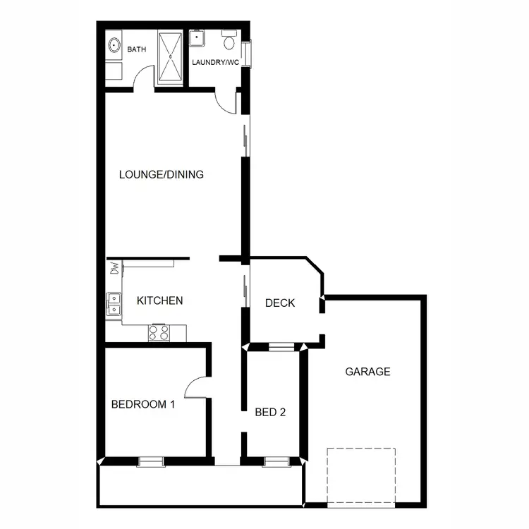 Floorplan of Homely house listing, 1 Cotter Street, Port Augusta SA 5700