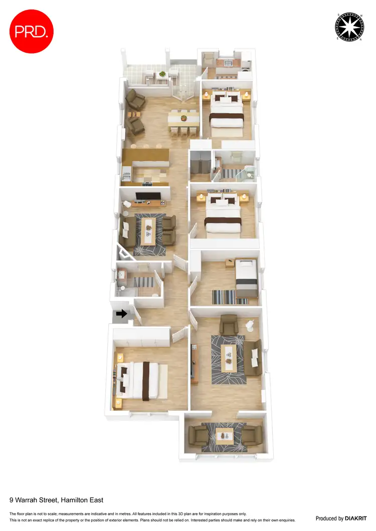 Floorplan of Homely house listing, 9 Warrah Street, Hamilton East NSW 2303