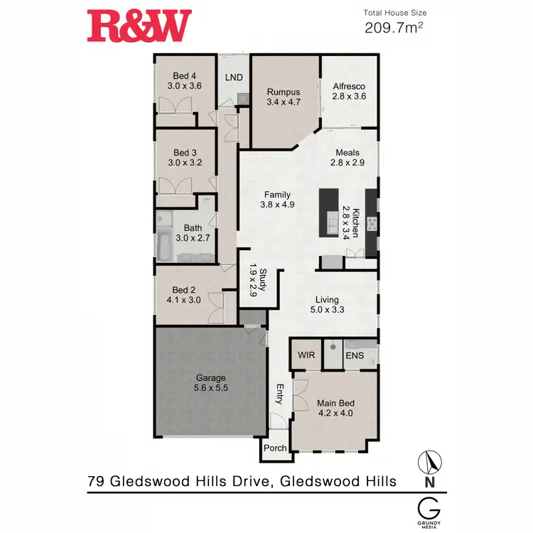 Floorplan of Homely house listing, 79 Gledswood Hills Drive, Gledswood Hills NSW 2557