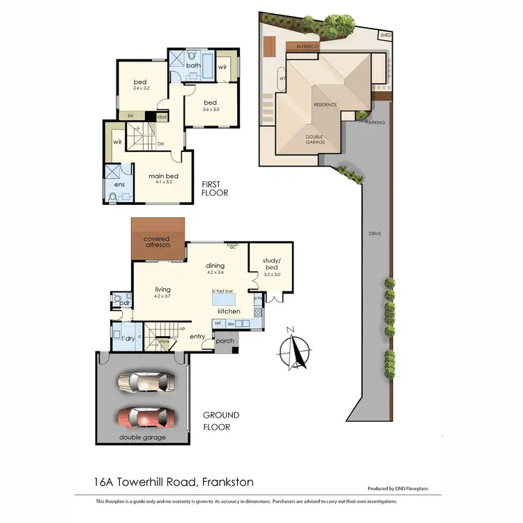 Floorplan of Homely house listing, 16A Towerhill Road, Frankston VIC 3199