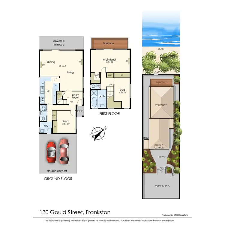 Floorplan of Homely house listing, 130 Gould Street, Frankston VIC 3199