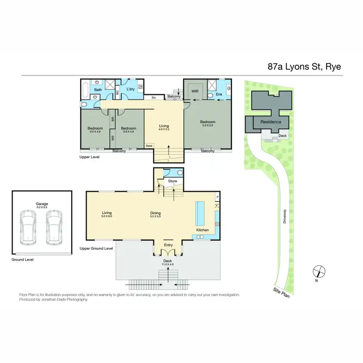 Floorplan of Homely house listing, 87A Lyons Street, Rye VIC 3941