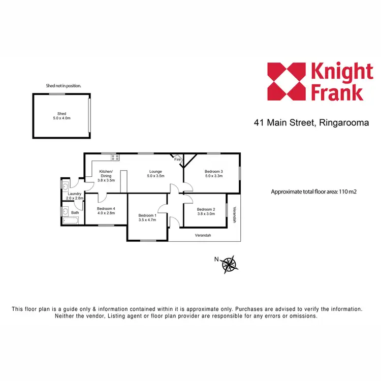Floorplan of Homely house listing, 41 Main Street, Ringarooma TAS 7263
