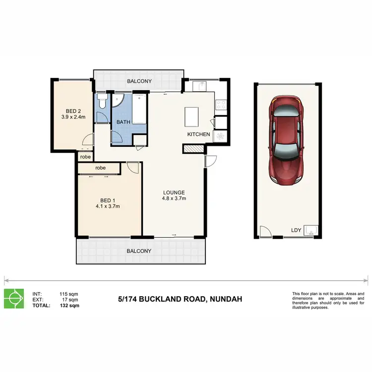 Floorplan of Homely unit listing, 5/174 Buckland Road, Nundah QLD 4012