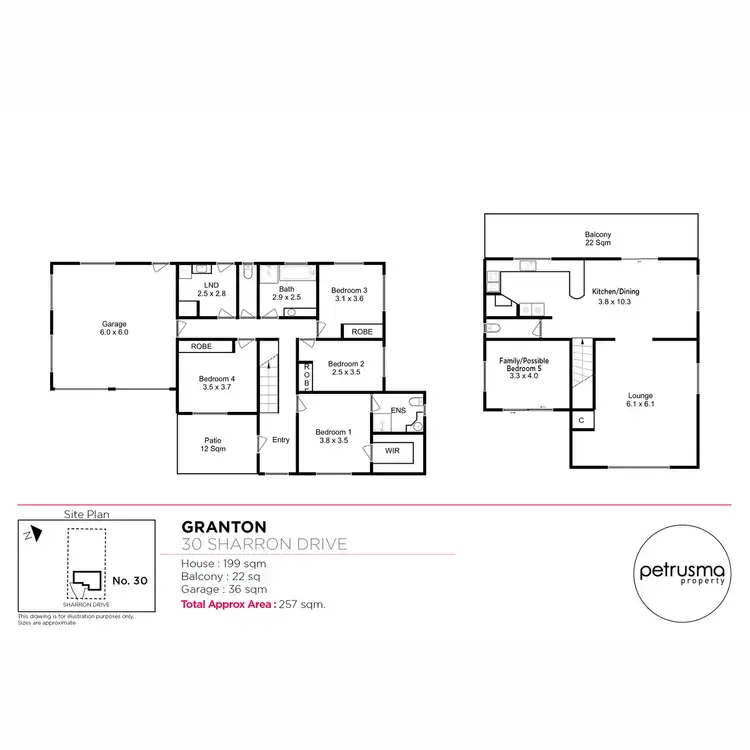 Floorplan of Homely house listing, 30 Sharron Drive, Granton TAS 7030