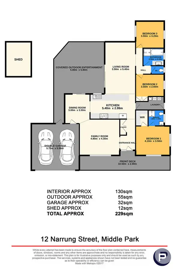 Floorplan of Homely house listing, 12 Narrung Street, Middle Park QLD 4074