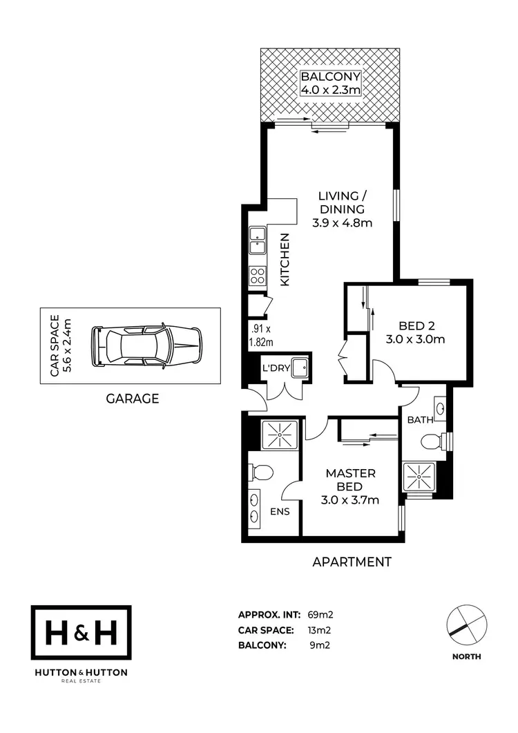 Floorplan of Homely apartment listing, 6/51 Emsworth Street, Wynnum QLD 4178