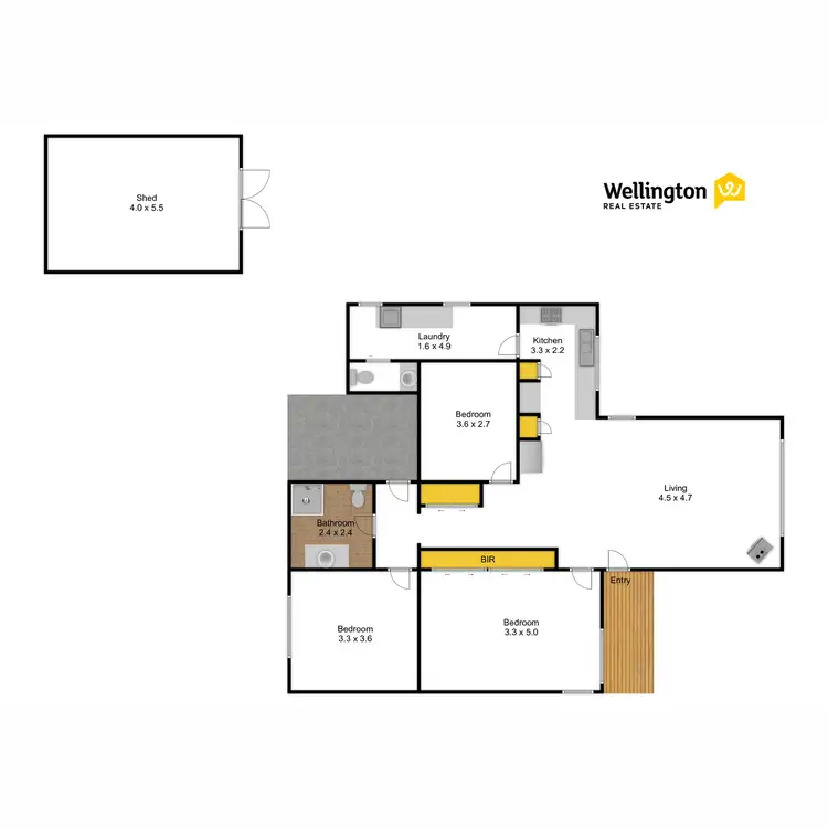 Floorplan of Homely house listing, 42 Carpenter Street, Maffra VIC 3860