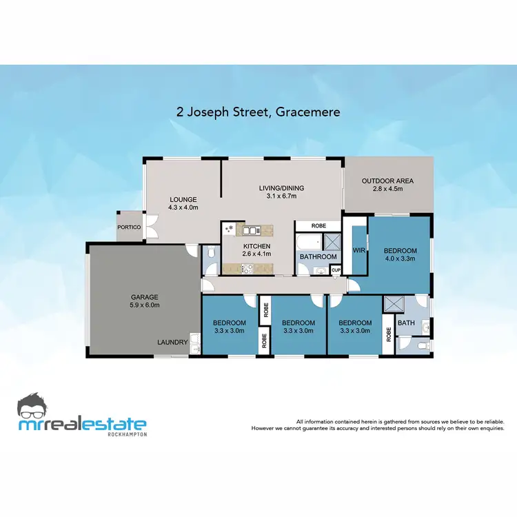 Floorplan of Homely house listing, 2 Joseph Street, Gracemere QLD 4702
