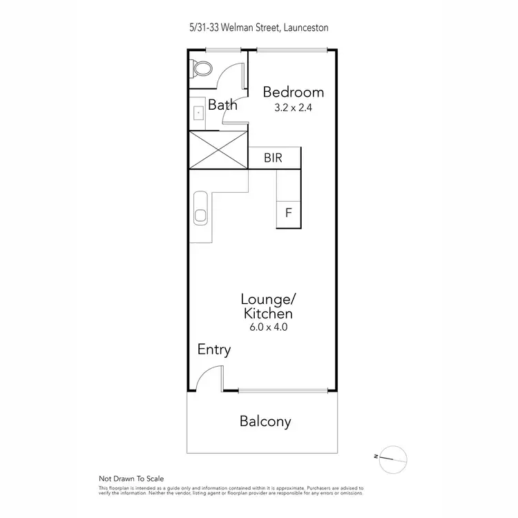 Floorplan of Homely unit listing, 6/31-33 Welman Street, Launceston TAS 7250