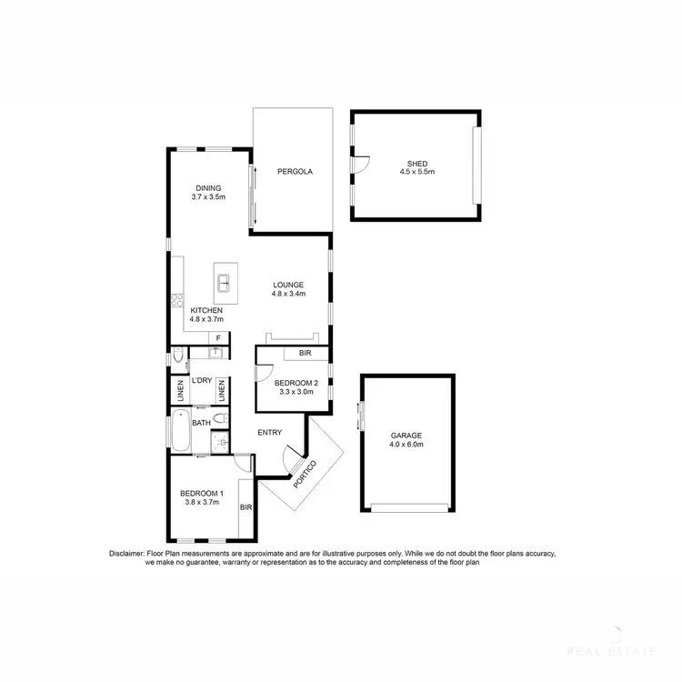 Floorplan of Homely house listing, 8 Queens Court, Mount Gambier SA 5290