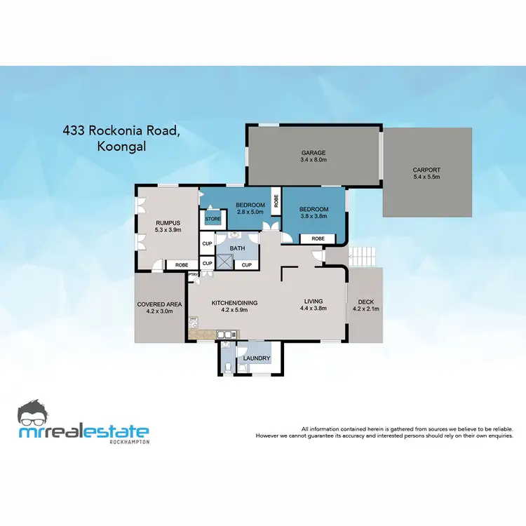 Floorplan of Homely house listing, 433 Rockonia Road, Lakes Creek QLD 4701