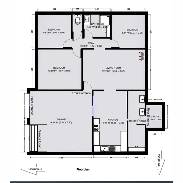 Floorplan of Homely house listing, 173 German Street, Norman Gardens QLD 4701