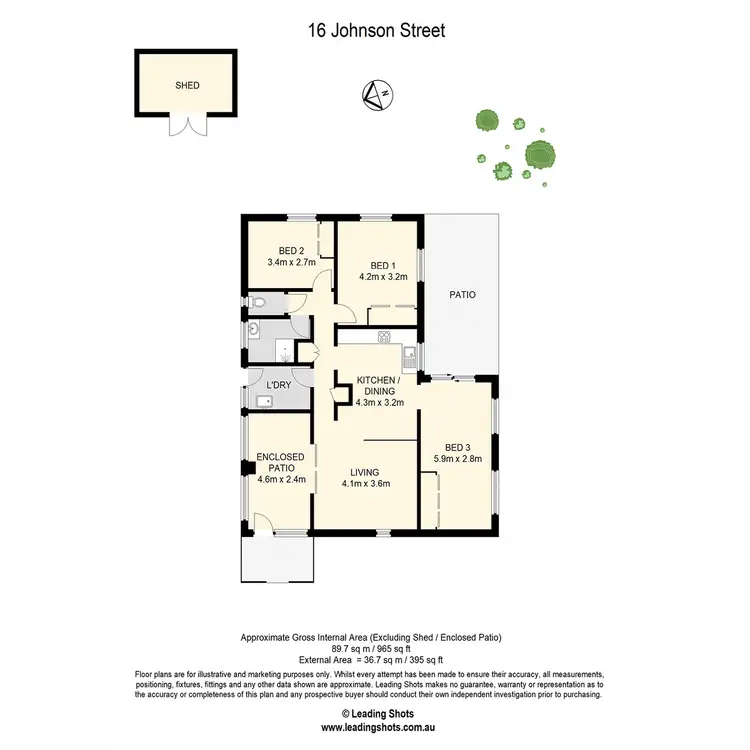 Floorplan of Homely house listing, 16 Johnson Street, Kallangur QLD 4503
