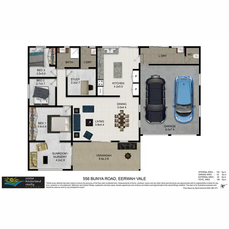Floorplan of Homely house listing, 556 Bunya Road, Eerwah Vale QLD 4562
