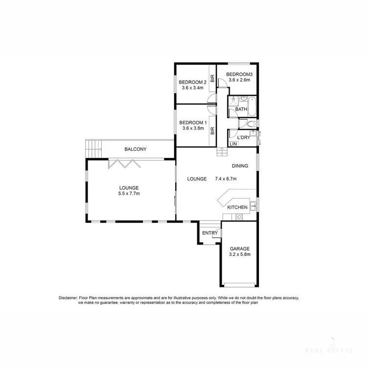 Floorplan of Homely house listing, 8 Lange Street, Mount Gambier SA 5290