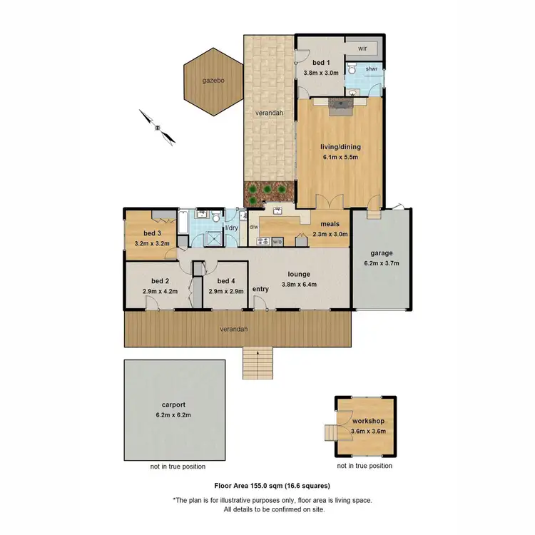 Floorplan of Homely house listing, 156 Emerald Monbulk Road, Emerald VIC 3782