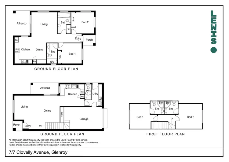 Floorplan of Homely townhouse listing, 7/7 Clovelly Avenue, Glenroy VIC 3046