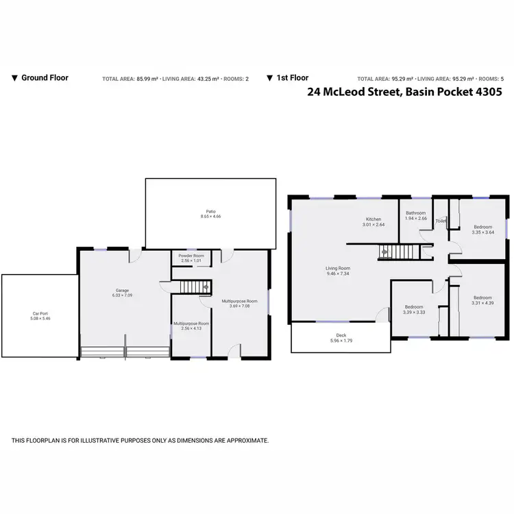Floorplan of Homely house listing, 24 McLeod Street, Basin Pocket QLD 4305