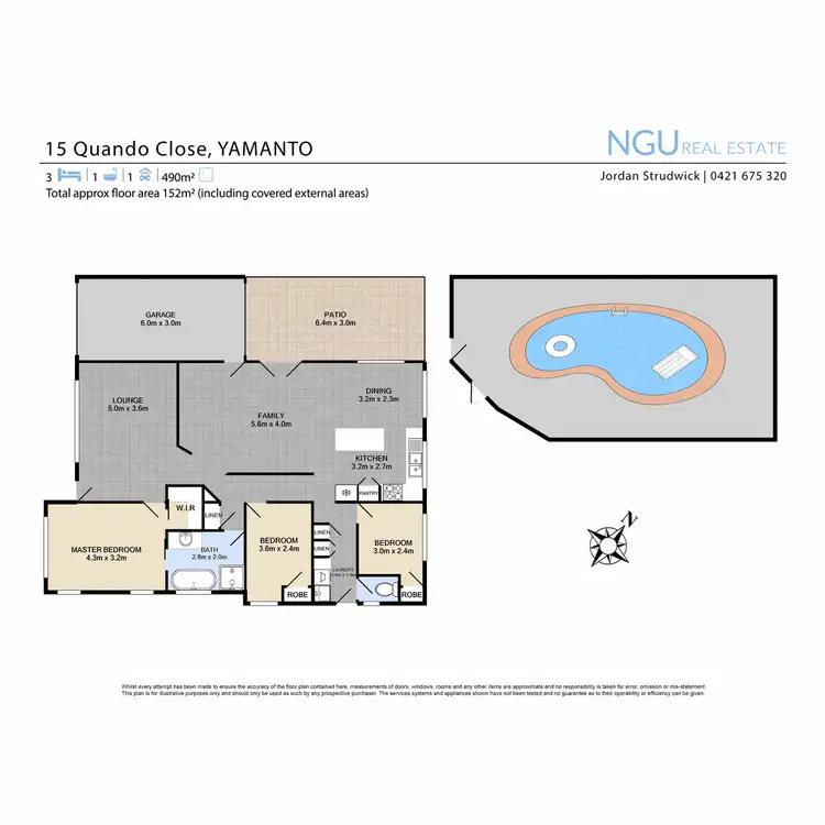 Floorplan of Homely house listing, 15 Quando Close, Yamanto QLD 4305