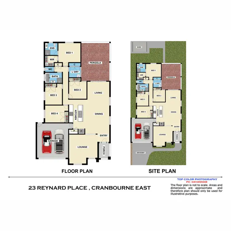 Floorplan of Homely house listing, 23 Reynard Place, Cranbourne East VIC 3977